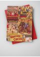Le monde du cirque réhaussé or (70x100)