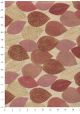 Les feuilles d'automne ambiance rose bordeaux et or (50x70)