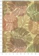 Les feuilles ambiance verte et bordeaux (50x68)