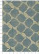 Papier lokta empreinte de feuilles bleues fond beige (50x75)