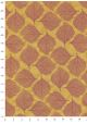 Papier lokta empreinte de feuilles bordeaux fond jaune (50x75)