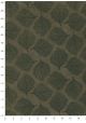 Papier lokta empreinte de feuilles noires fond kaki (50x75)
