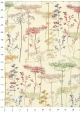 Feuillage printanier fond ivoire (70x100)