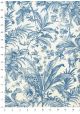 Toile de jouy bleu oiseau (70x100)