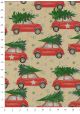 "Allons chercher le sapin" fond beige (68x98)