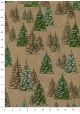 La foret de sapins fond beige (68,5x98)