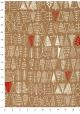 Planche de sapins fond brun (70x100)