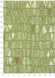 Planche de sapins fond vert amande (70x100)