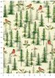 Les oiseaux dans les sapins (70x100)