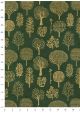 Lokta forêt or fond vert (50x75)