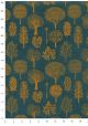 Lokta forêt camel fond bleu vert (50x75)