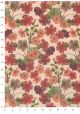 Fleurs des champs ton vieux rose (70x100)