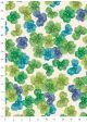 Trèfle vert turquoise violet (70x100)