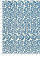 Tapisserie fleurs bleues (70x100)