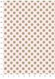Semis de petites fleurs stylisées roses et vertes (70x100)