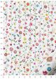 Papier Turnowsky lianes de fleurs réhaussé or (50x70)