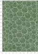 Papier lokta floral blanc sur fond vert (50x75)