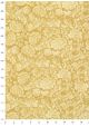 "Floral" oeillets fond ocre jaune (70x100)