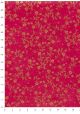 Papier lokta sybille fuchsia et or (50x75)