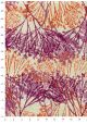 Papier lokta végétal orange et rose fond naturel (50x75)