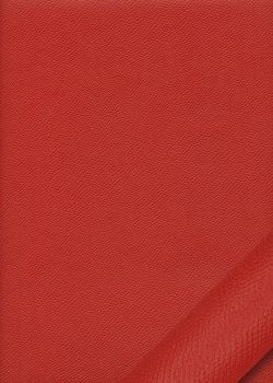 Simili cuir Skivertex "Matara" rouge carmin