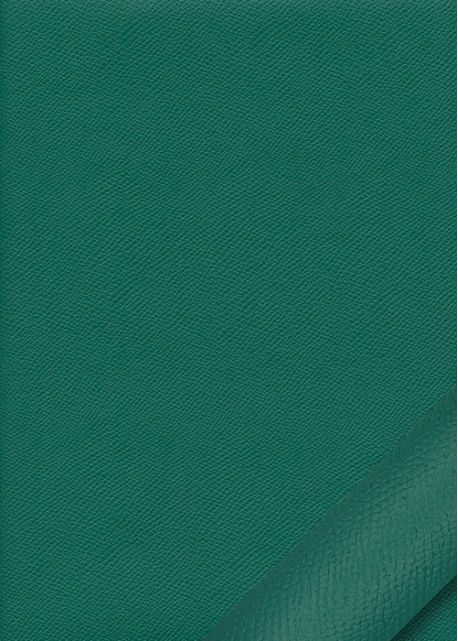 Simili cuir Skivertex "Matara" bleu paon
