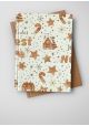 Papier Turnowsky Christmas beige réhaussé or (50x70)
