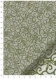 Kinkaku "arabesque argent fond vert" (48x64)