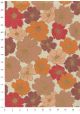 Fleurs d'automne tons orange rouge et or (50x70)