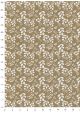 Papier lokta feuillage blanc fond taupe (50x75)