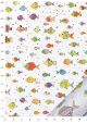 Papier Turnowsky les poissons réhaussés argent (50x70)