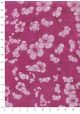 Lokta fleurs de cerisiers fond pourpre rose (50x70)