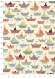 Les petits bateaux en origami (70x100)