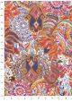 Motifs indiens réhaussé or (50x70)