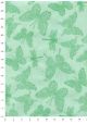 Lokta papillons et libellules ambiance menthe (50x70)