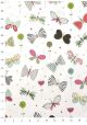 Papier Turnowsky papillons stylisés réhaussé or (50x70)