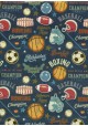 Les sports américains (50x68)
