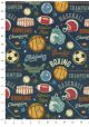 Les sports américains (50x68)