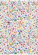 Les bulles colorées fond blanc (50x68)