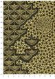 Lokta planche japonaise noire et or (50x75)