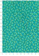 Lokta libellules jaunes fond turquoise (50x75)