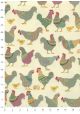 Les poules en patchwork (70x100)