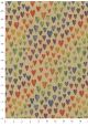 Vagues de coeurs fond beige (50x70)