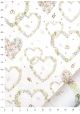 Papier Turnowsky coeurs et alliances rehaussé or (50x70)