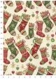 Chaussettes de Noël et sucreries (70x100)
