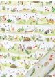 Papier Turnowsky les petits animaux réhaussé or (50x70)