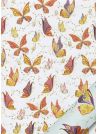 Papier Turnowsky papillons réhaussé or (50x70)