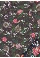 Papier Turnowsky floral fond bleu nuit réhaussé or (50x70)