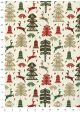 Les motifs de Noël fond ivoire (70x100)
