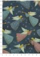 Les anges musiciens de Noël fond bleu (70x100)